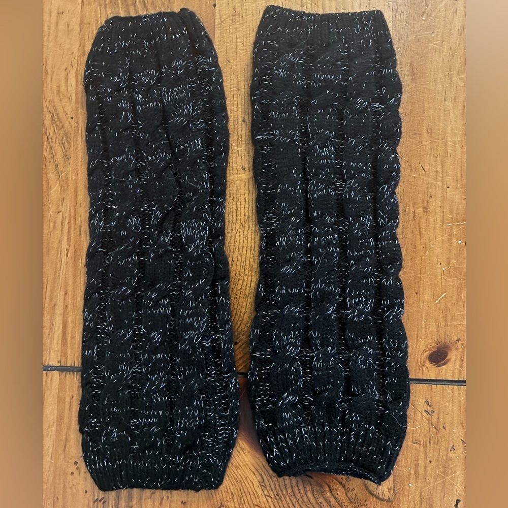 Girl’s Black Leg Warmers